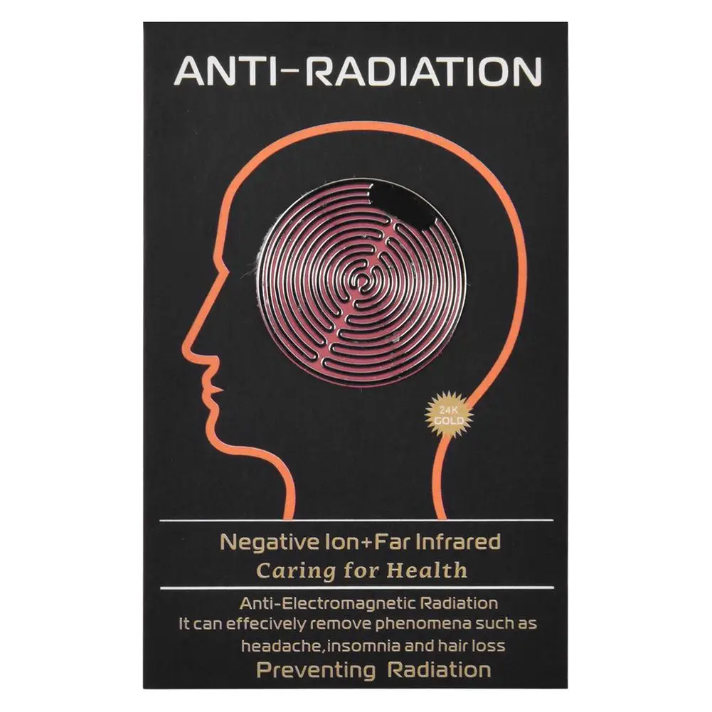

Radiation Protection Phone Stickers 5G & EMF Blocker 6pcs For Mobile Effectively Eliminate Harmful Pollution 24k Gold Dual