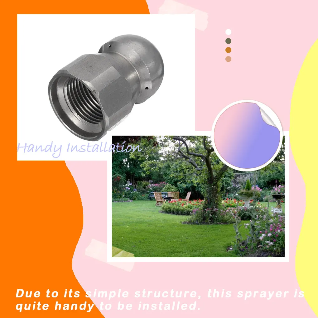 

Metal Sprayer Handy Installation Craftsmanship Home Sewer Drain Nozzle Garden Drainer Filter Pipe Tap Pressure Washer