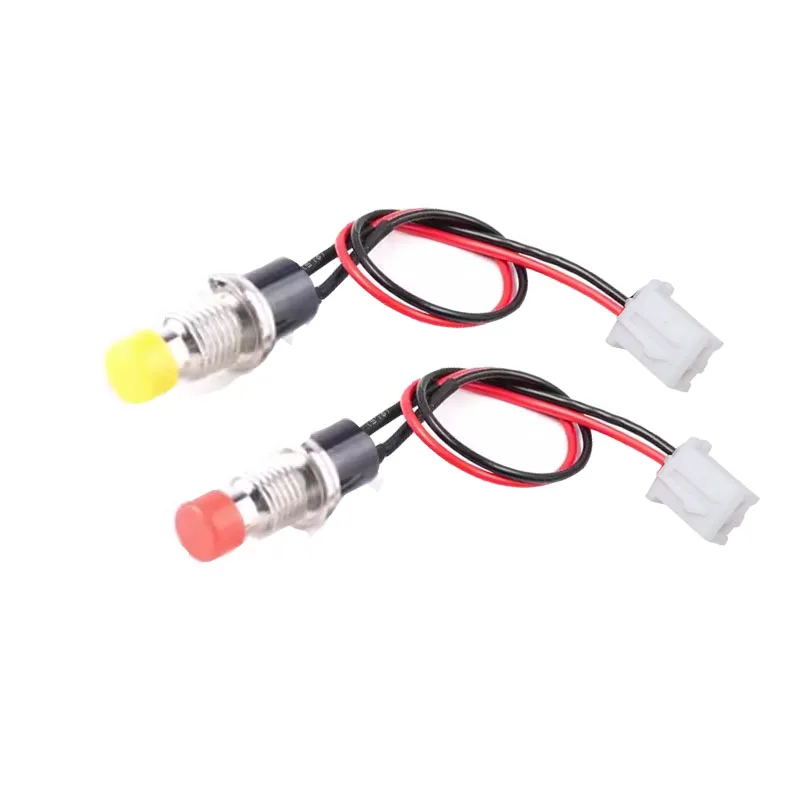 10 шт. PBS-110/111 монтажное отверстие 7 мм маленький кнопочный переключатель с