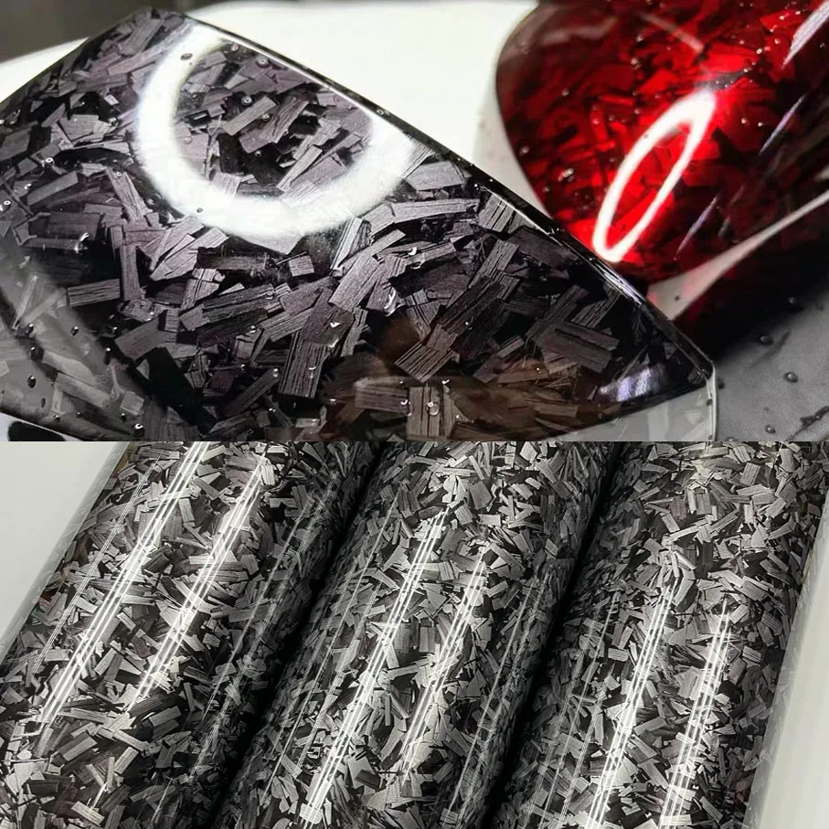 

50 см * 1/2/3/4/5/6 м Глянцевая ПЭТ супер глянцевая Серебряная кованая углеволоконная виниловая пленка самоклеящаяся наклейка переводная наклейк...