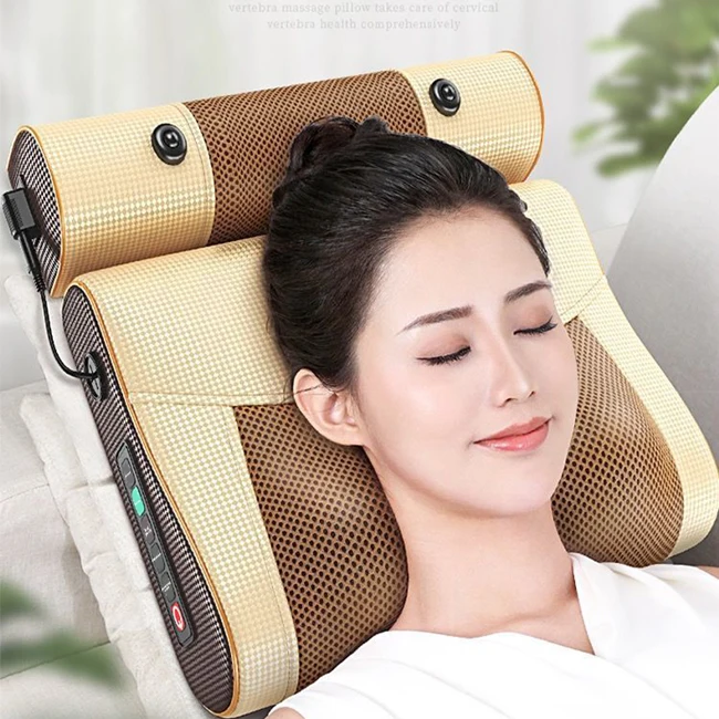 Массажная подушка 3 в 1 для дома и автомобиля расслабления мягкая шиацу массажер