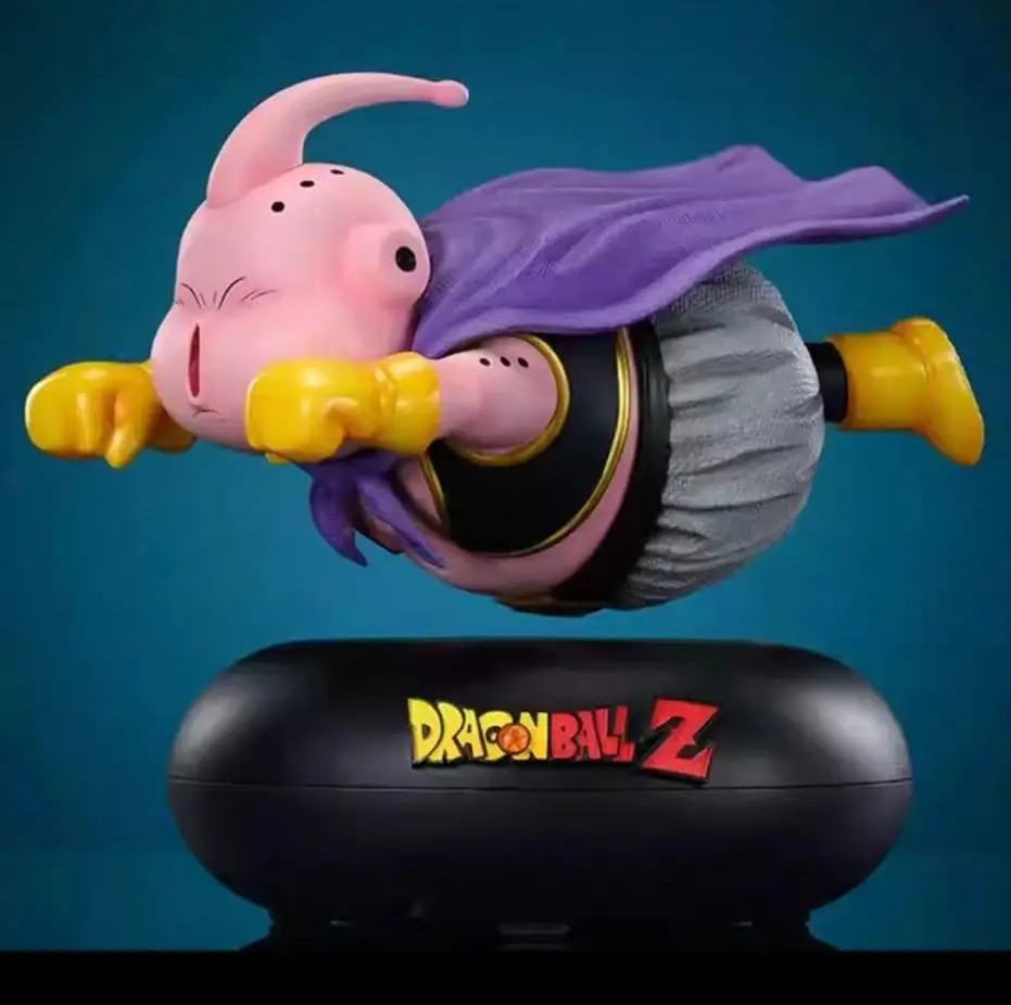 Фото Аниме Dragon Ball Z Flying Fat Buu Фигурка Магнитная Левитация Majin Buu Фигурки Статуя из ПВХ Коллекция Модель Игрушки Подарки №1