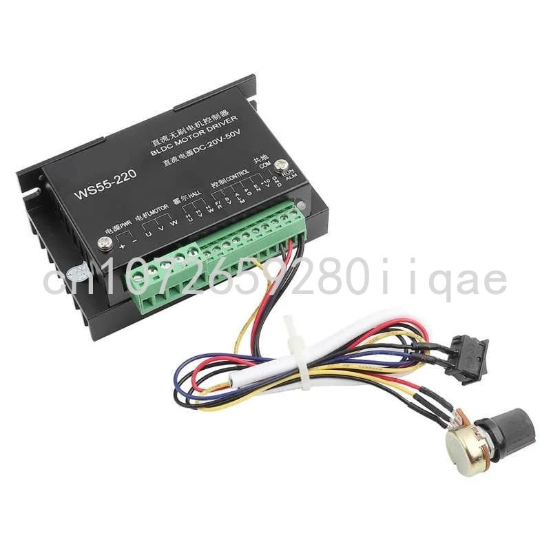 

WS55-220 DC 48V 500W CNC Motor Driver Controller BLDC Motor Driver Controller Step Motor Driver 20-50 VDC Electrical Power Tool