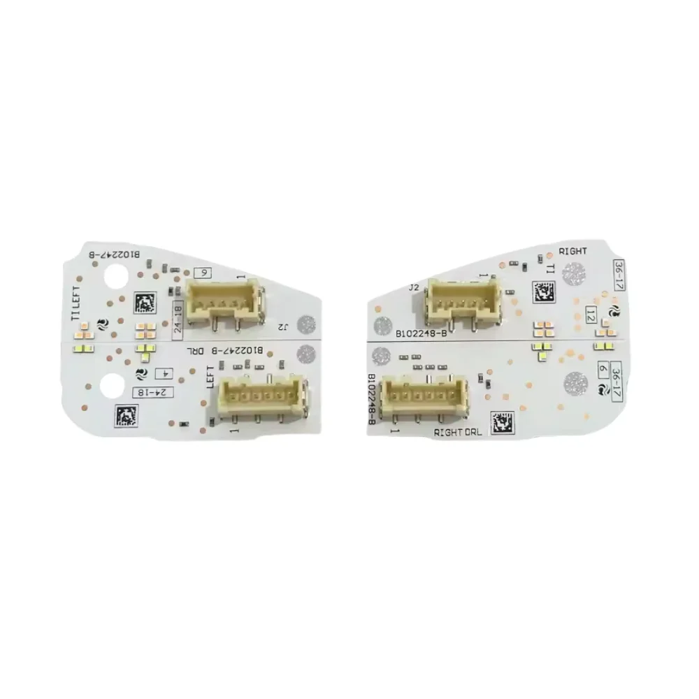 

White Angel Eyes DRL Turn Signal Boards For 2017-2021 Seat Arona Ibiza LED Headlight Daytime Running Light B102248-B B102247-B