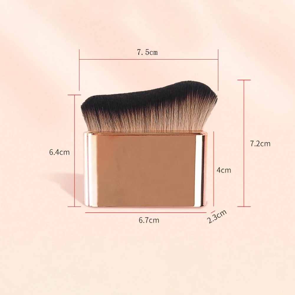 Роскошные кисти для макияжа цвета шампанского плоская Тональная основа