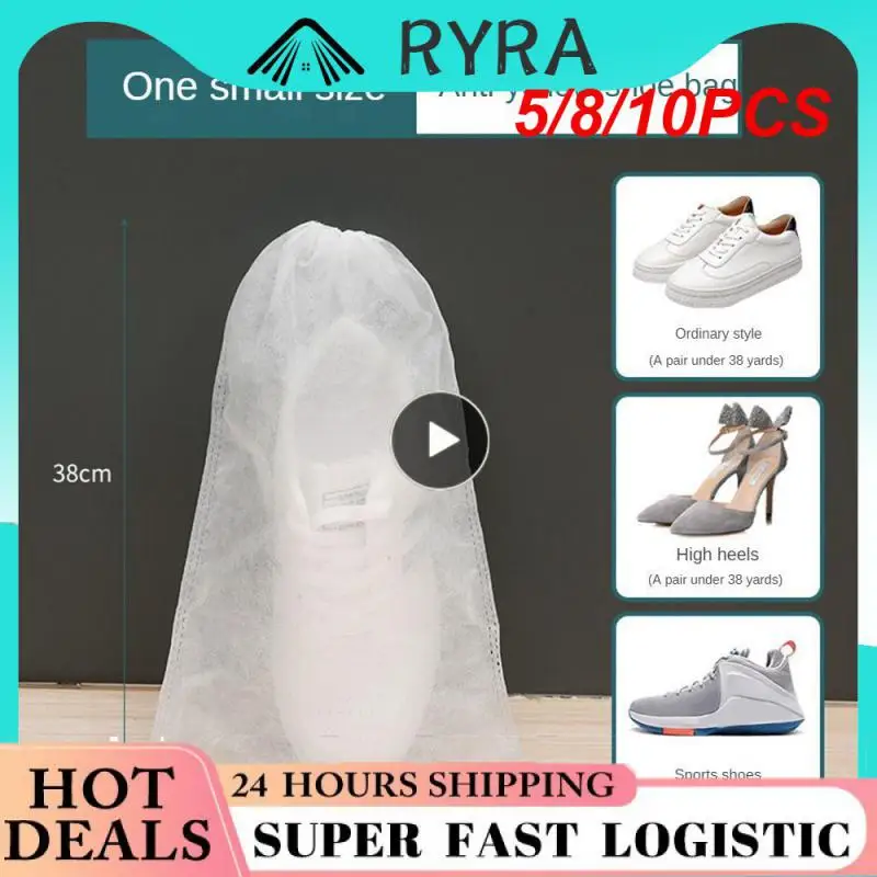 

5/8/10PCS Eco Bags Storage Bag Moisture-proof Dust-proof Drying Bag Dust-proof Bag Shoe Bags