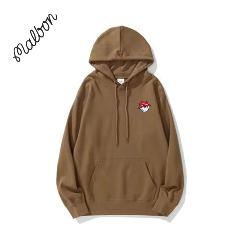 

Мужская одежда для гольфа 말본 Malbon Женская одежда для гольфа осень 2022 Толстовка для пар японская Мужская свободная футболка с длинным рукаво...