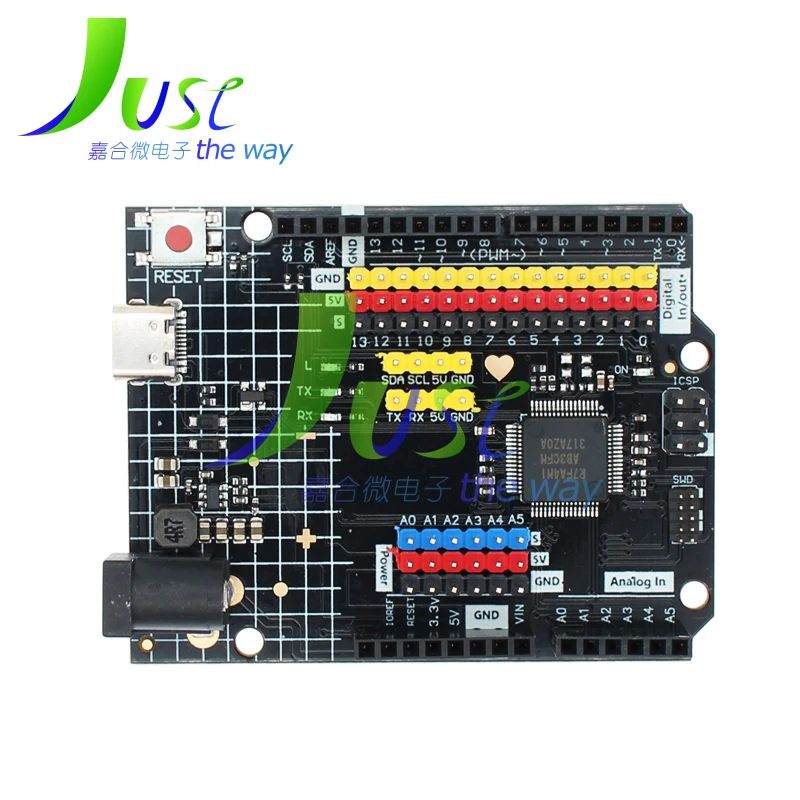 Макетная плата UNO R4 minima/wifi edition для программирования Arduino обучающий контроллер