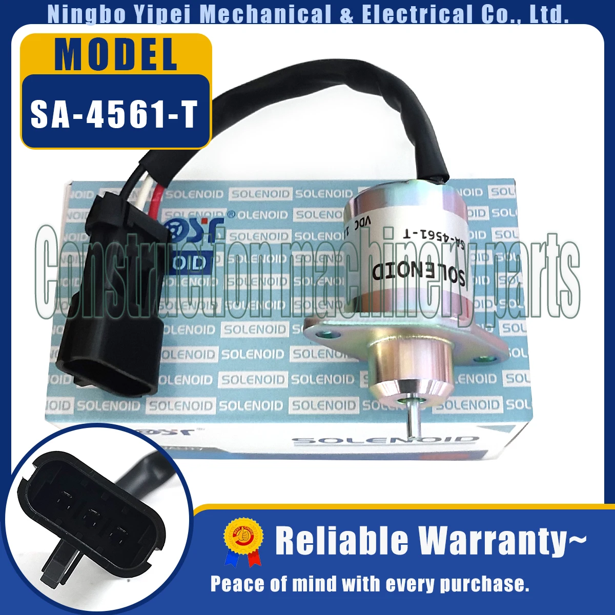 12 В SA-4561-T стоп-электромагнитный клапан для дизельного двигателя Kubota V1505 D1105 25-15230-01