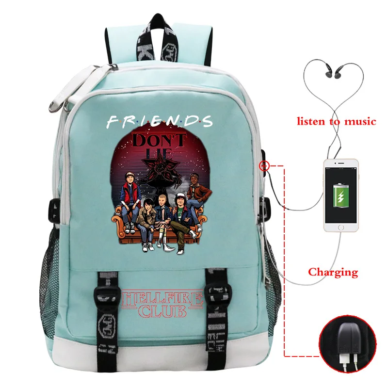 

Холщовый Рюкзак с USB-зарядкой для девочек и мальчиков