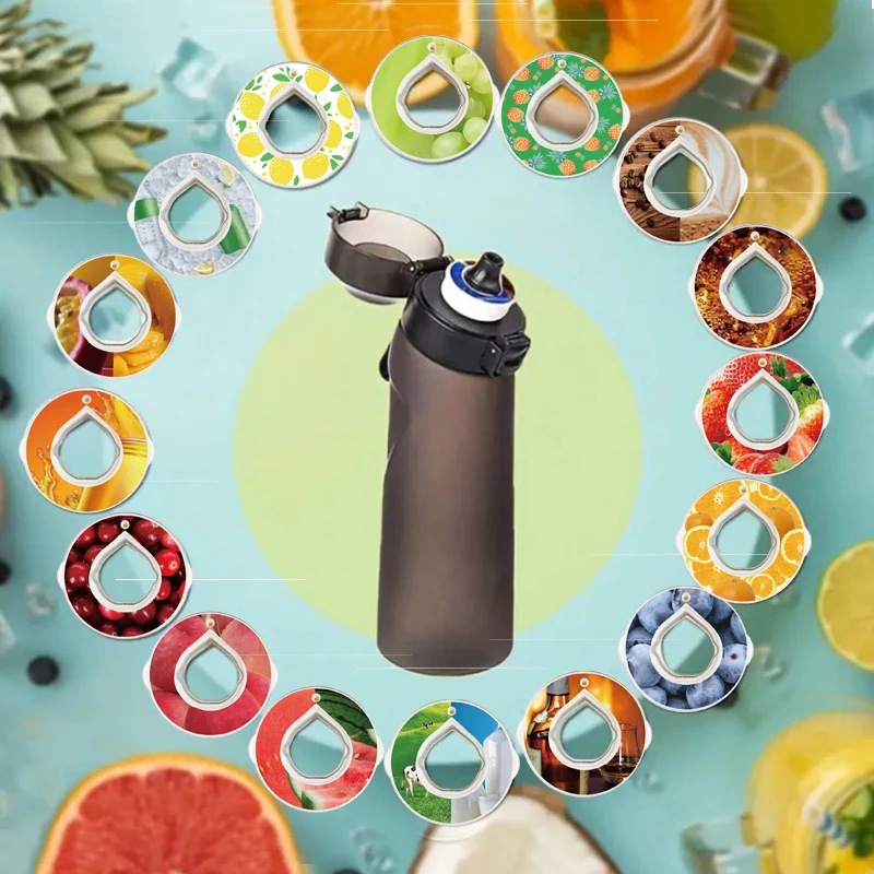 New Air UP Water Bottle Scent Beverage Water Cup Air Sports Water Bottle Suitable For Outdoor Sports Fitness Fashion Water Cup