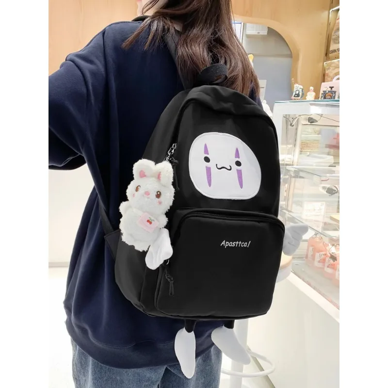 

Cartoon Cute Soft Cute Girl Backpack Large Capacity Men's and Women's INS Style Simple Forest Student School Bag Childrens Gift