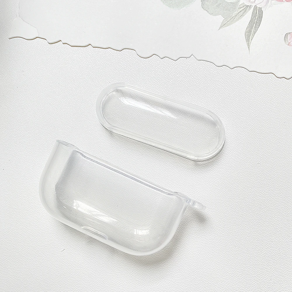 Прозрачный силиконовый чехол для наушников QCY T20 / T13