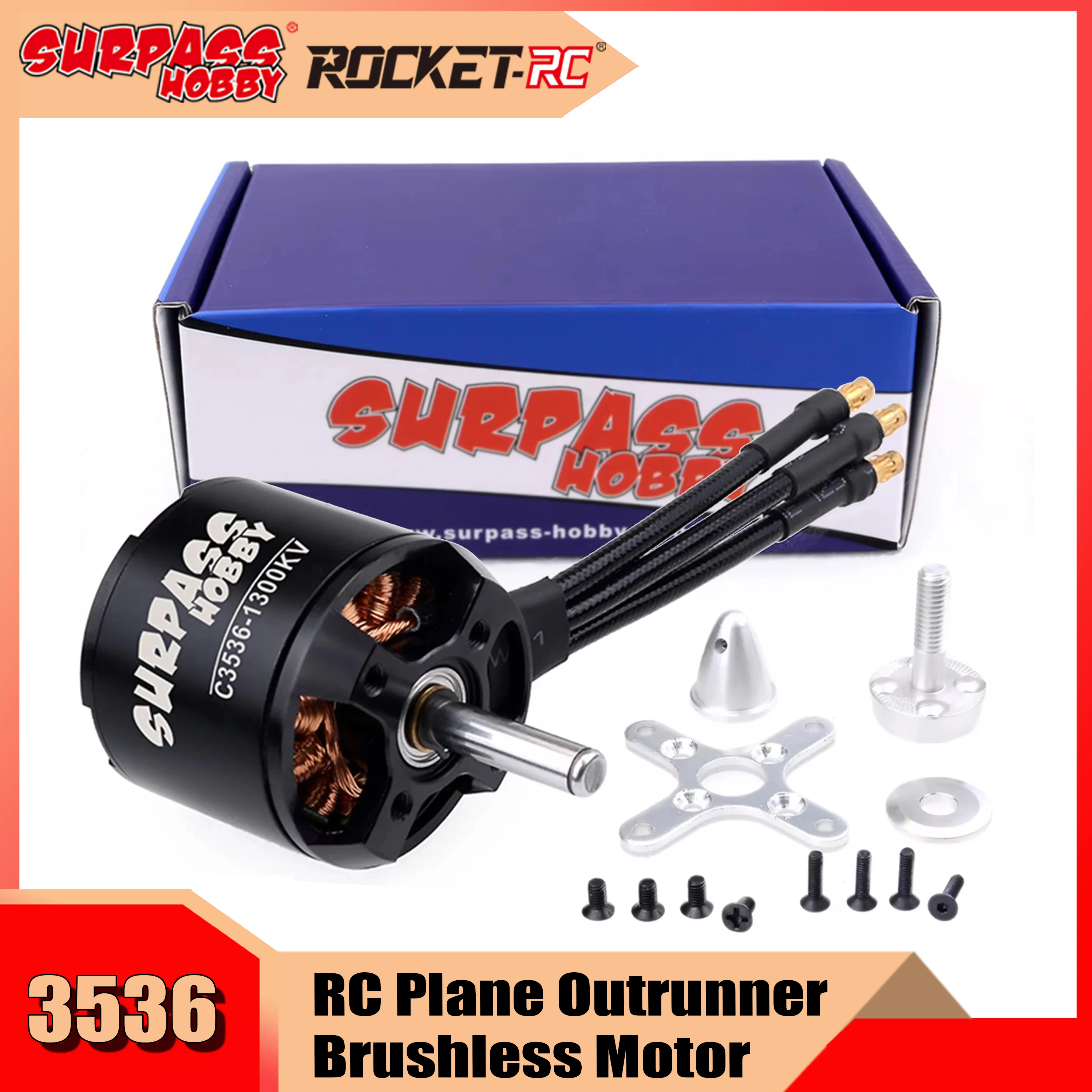Surpass Hobby Бесщеточный Двигатель 3536 (2814) С Внешним Ротором Для Радиоуправляемого