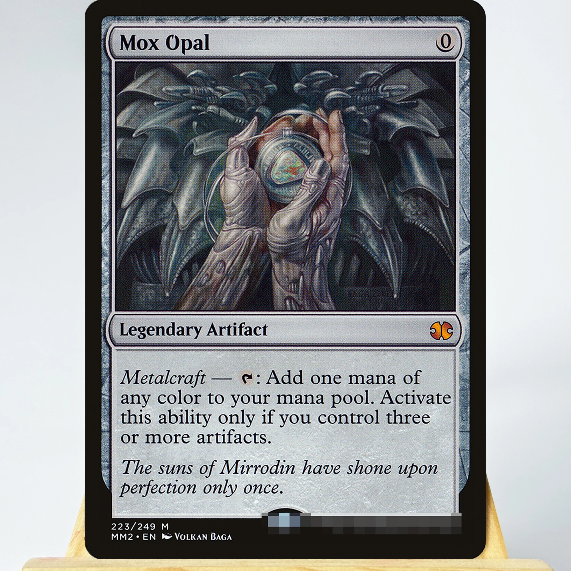 Фото Реплики магических карт MM2 Modern Masters 2015 Mox Opal/Eye of Ugin/Bitterblossom Butcher of Truth с голограммой №2