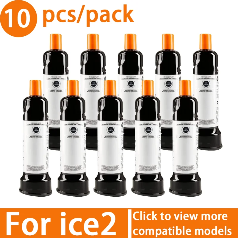

10 шт./упаковка, фильтр холодильника для холодильника Ice2, для холодильника Whirpool, совместим с WHIRLF2WC9I1 KUIC15NHZS0 JIM158XYRS1 и т. Д.