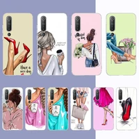 fhnblj high heels girl fashion woman phone case for samsung s21 a10 for redmi note 7 9 for huawei p30pro honor 8x 10i cover