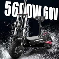 powerful 5600w 60v dual motor electric scooter 80kmh max speed 11 big wheel scooter elecric foldable electric scooters adults