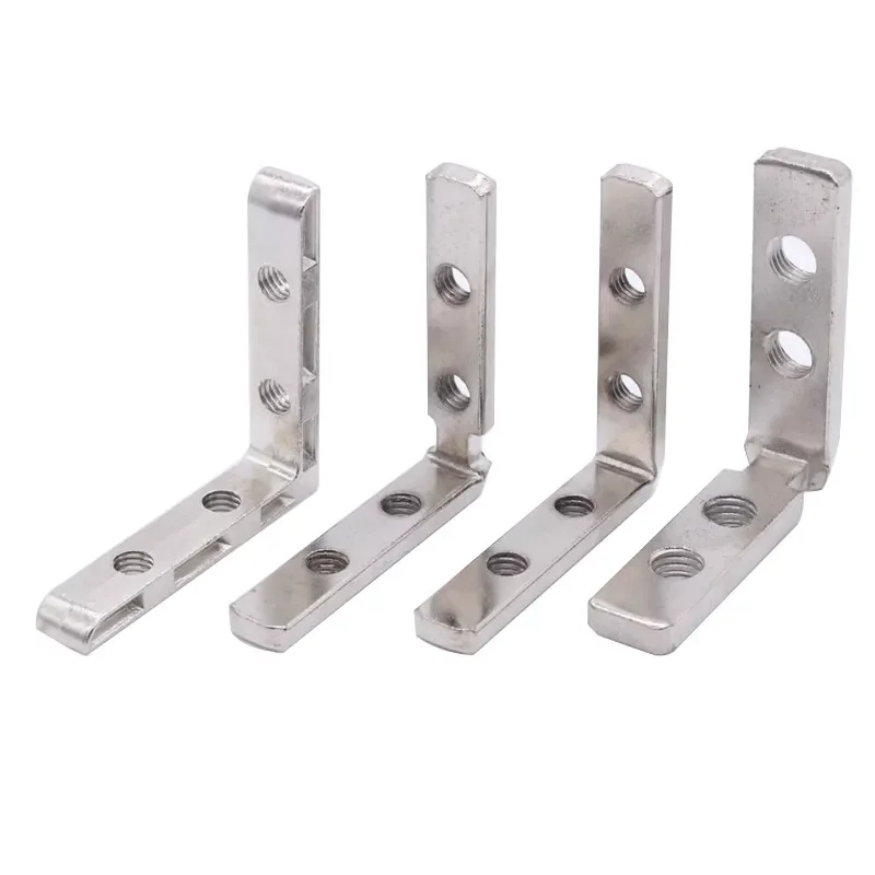 

Aluminium Connector L-shaped Right Angle Connector 1530 2040 Slot Standard 90 Degree Built-in Aluminium Profile CNC Router