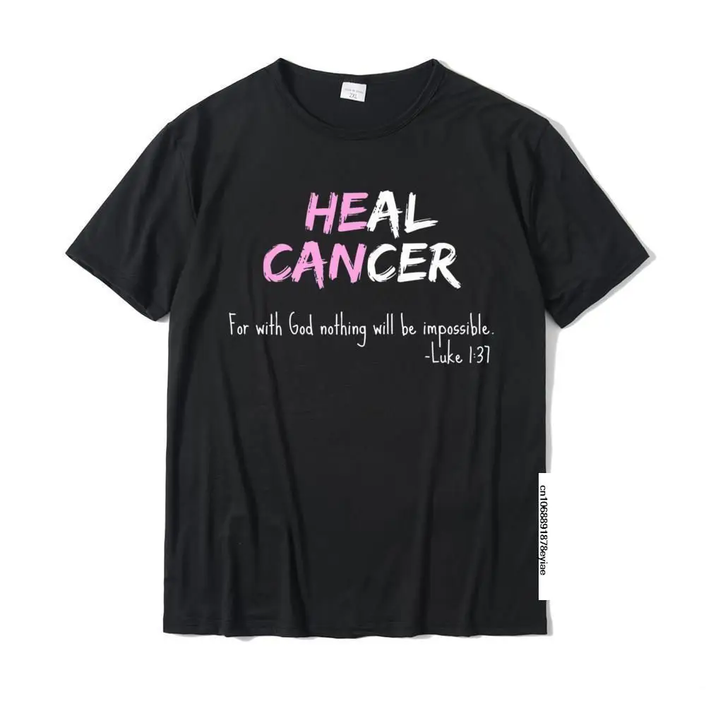 

Breast Cancer Pink Christian Faith Support Family Friends T-Shirt Simple Style Mens T Shirts Special Cotton Tops Shirts