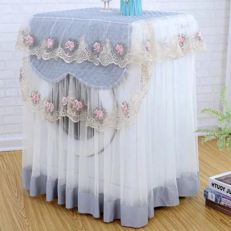 

Чехол для стиральной машины с кружевом и защитой от пыли и солнца