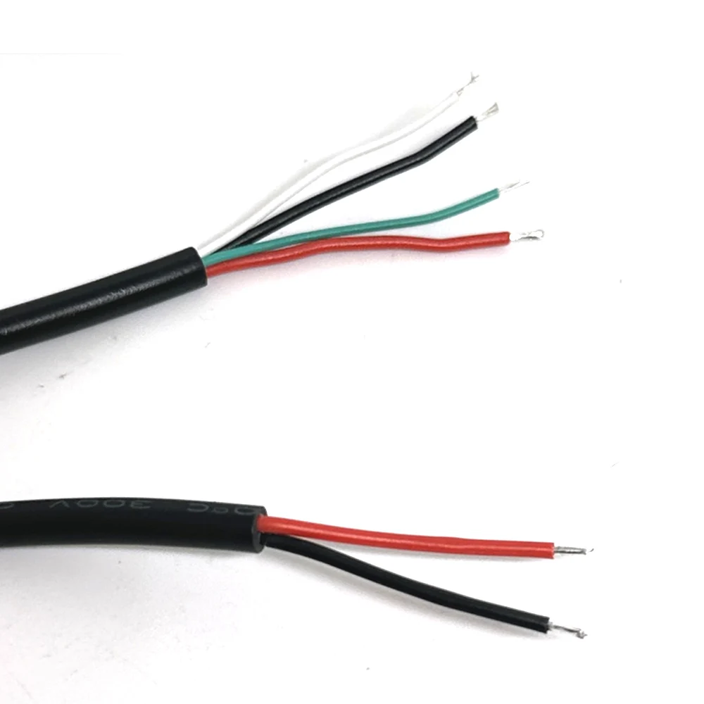Новые модели 24 В 5 А/2 А USB 2.0 с резьбой водонепроницаемый 2P 4P гнездовой разъем