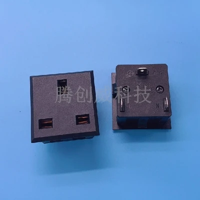 

Universal AC 250V Power Outlet EU Copper UPS PDU UK 3 Pin 13A UK 10PCS