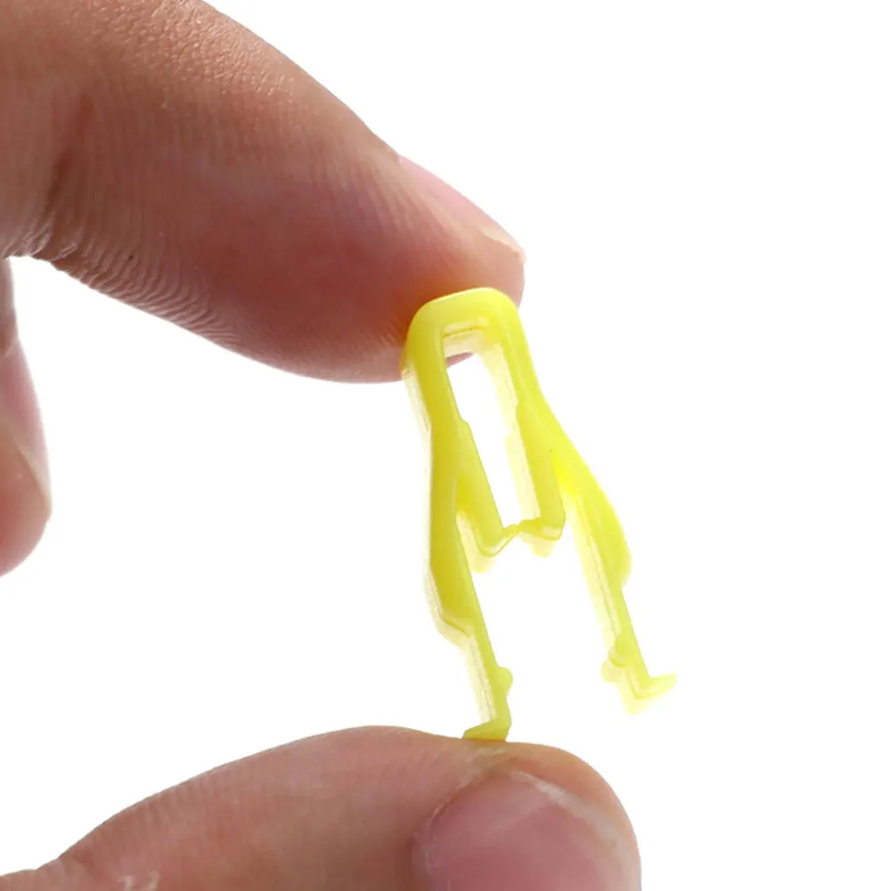 

30x Желтые Пластиковые зажимы, автомобильный инструмент, U-образный автомобильный аудио CD DVD навигационная панель, пряжка, центральная консоль, зажимы для приборной панели