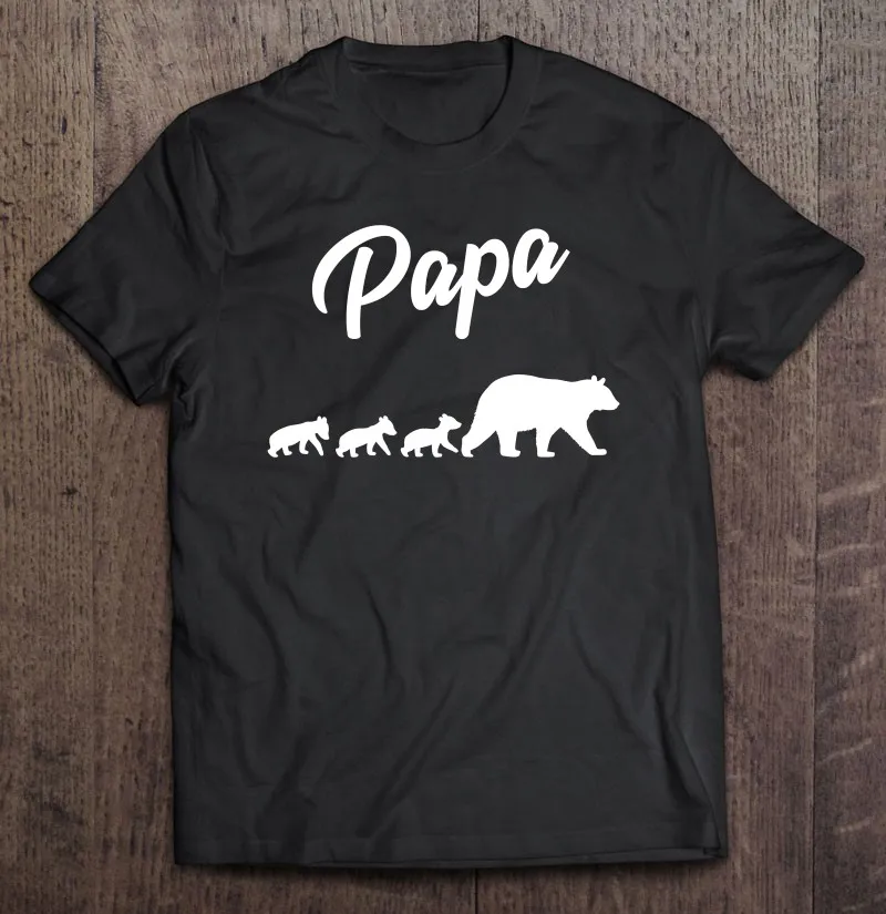

Футболка мужская оверсайз с принтом «Папа медведь»