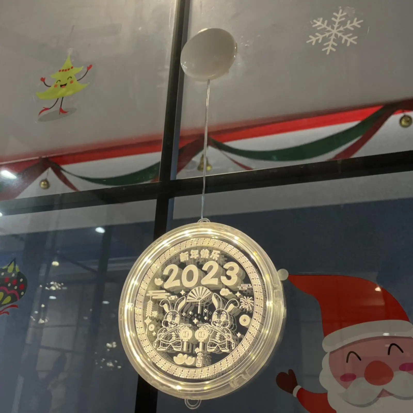 

Китайское Новогоднее украшение для окон с присоской