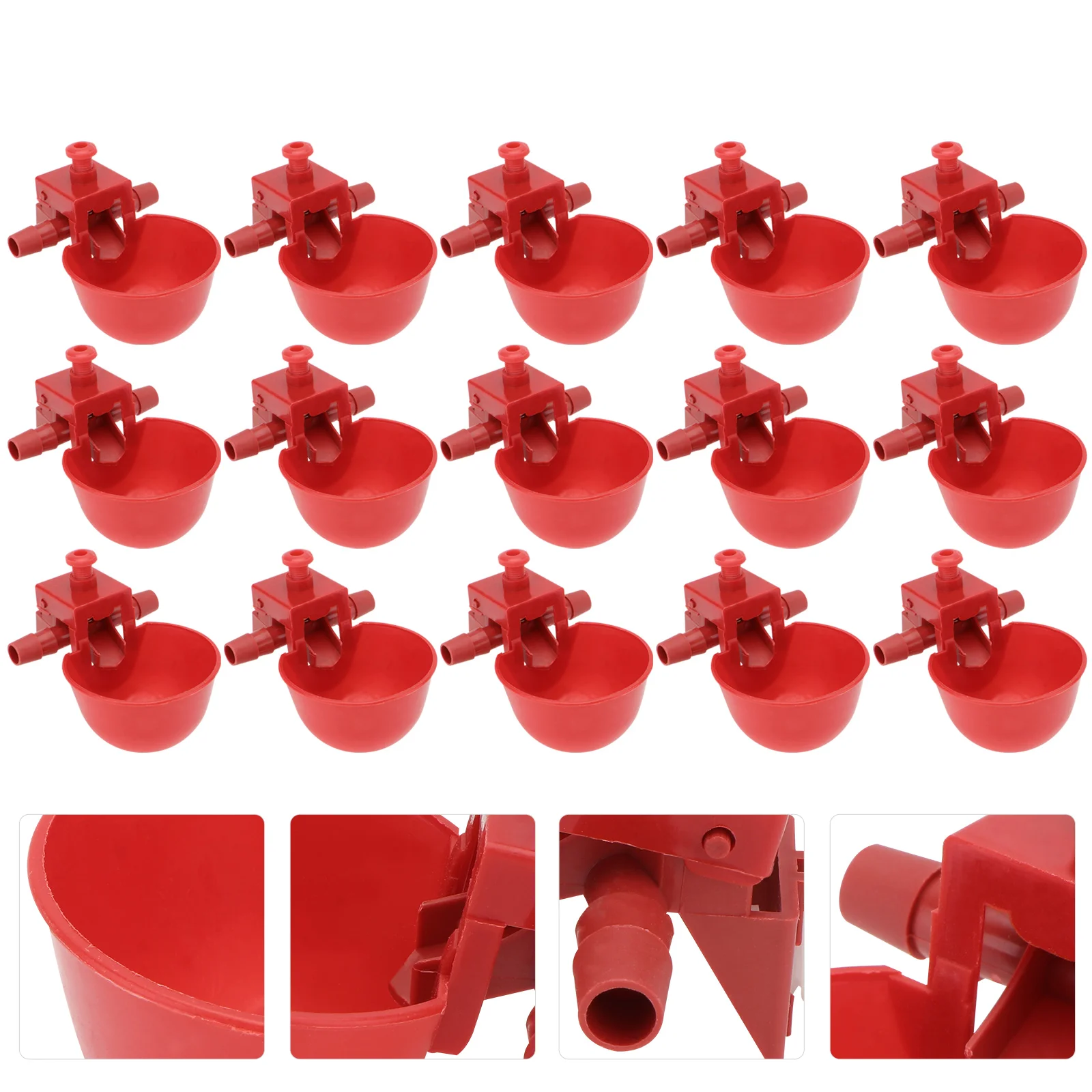 

Chicken Cups Poultry Drinker Waterer Water Drinking Automatic Feeder Watering Auto Pigeon Quail Dispenser Machine Bowl Bird