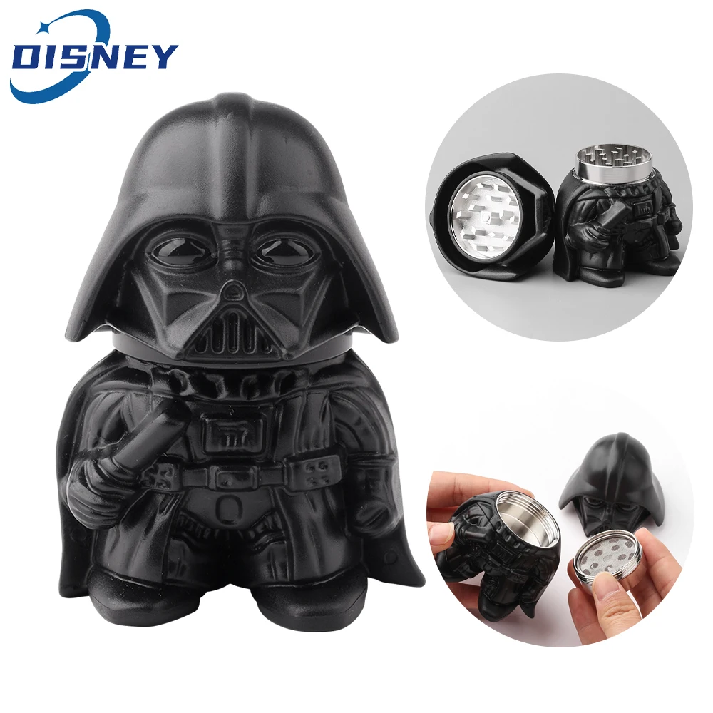 

Disney Classic Movie Star Wars Darth Vader Tobacco Crusher Keychains Tobacco Herb Grinder Magnet Hand Muller Crusher Pipe