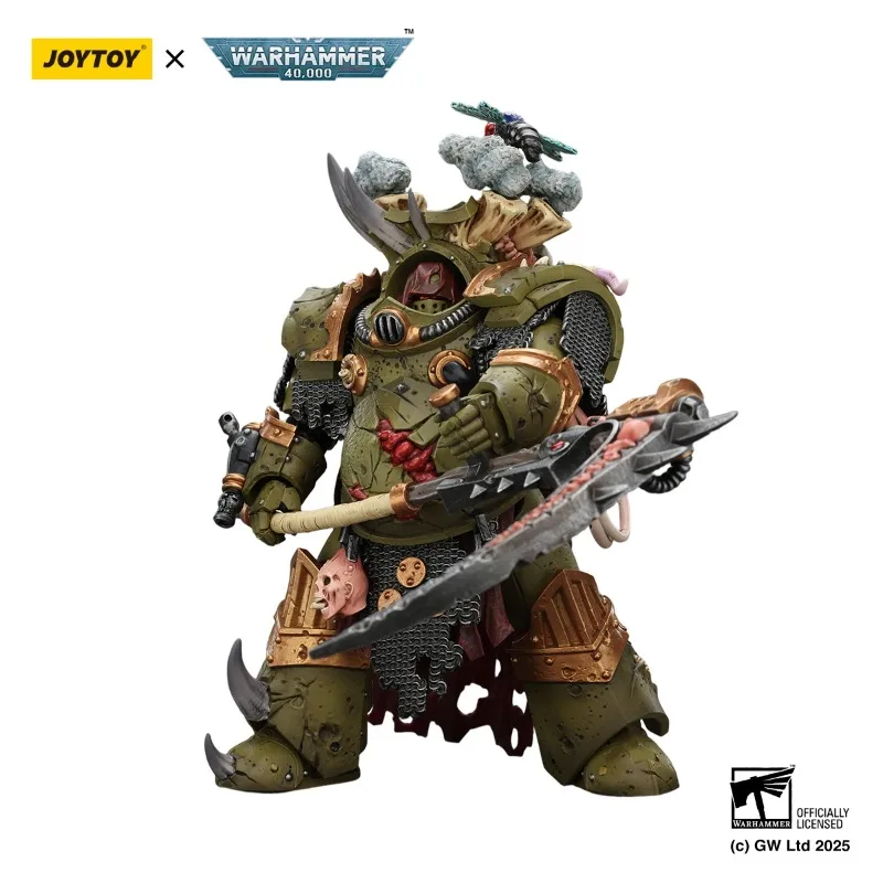 Фото Специальное предложение: Фигурка JOYTOY 1/18 Warhammer 40K Death Guard Deathshroud Terminator 1, аниме-фигурки, игрушки, в наличии на складе. №3