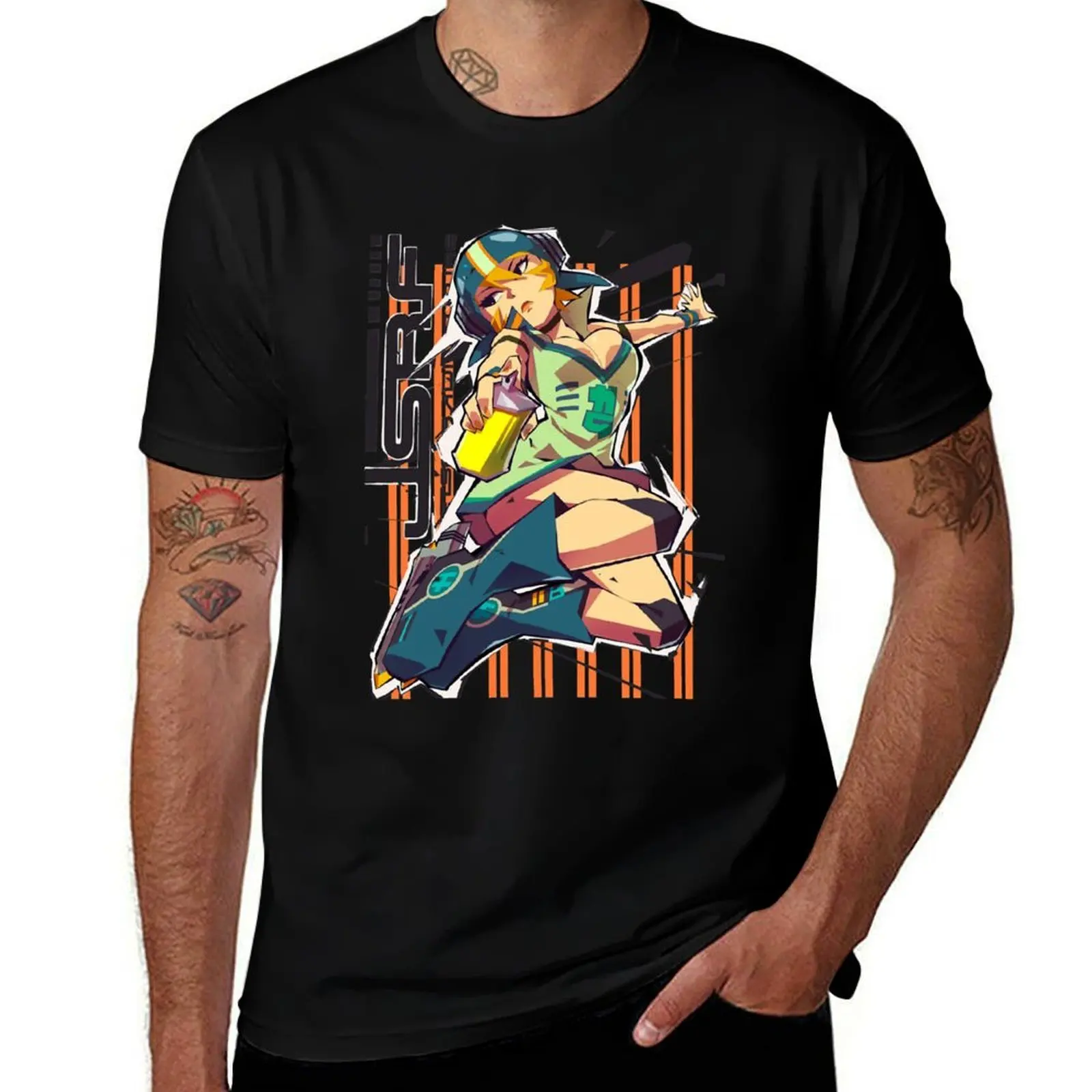 Фото Игра Jet Set Radio от Smilebit: управление группой молодежи, использующих роликовые коньки, для игры в футболку-тетрадку. №1