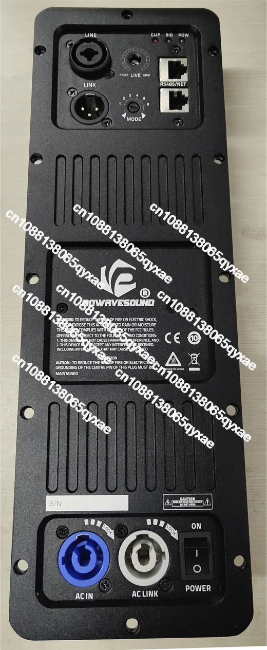 Powavesound 2CH Digitale Versterker Boord 800 Вт + 300 Dsp Module Voor 2 Manier Ac Menu Line Array Luidspreker audio