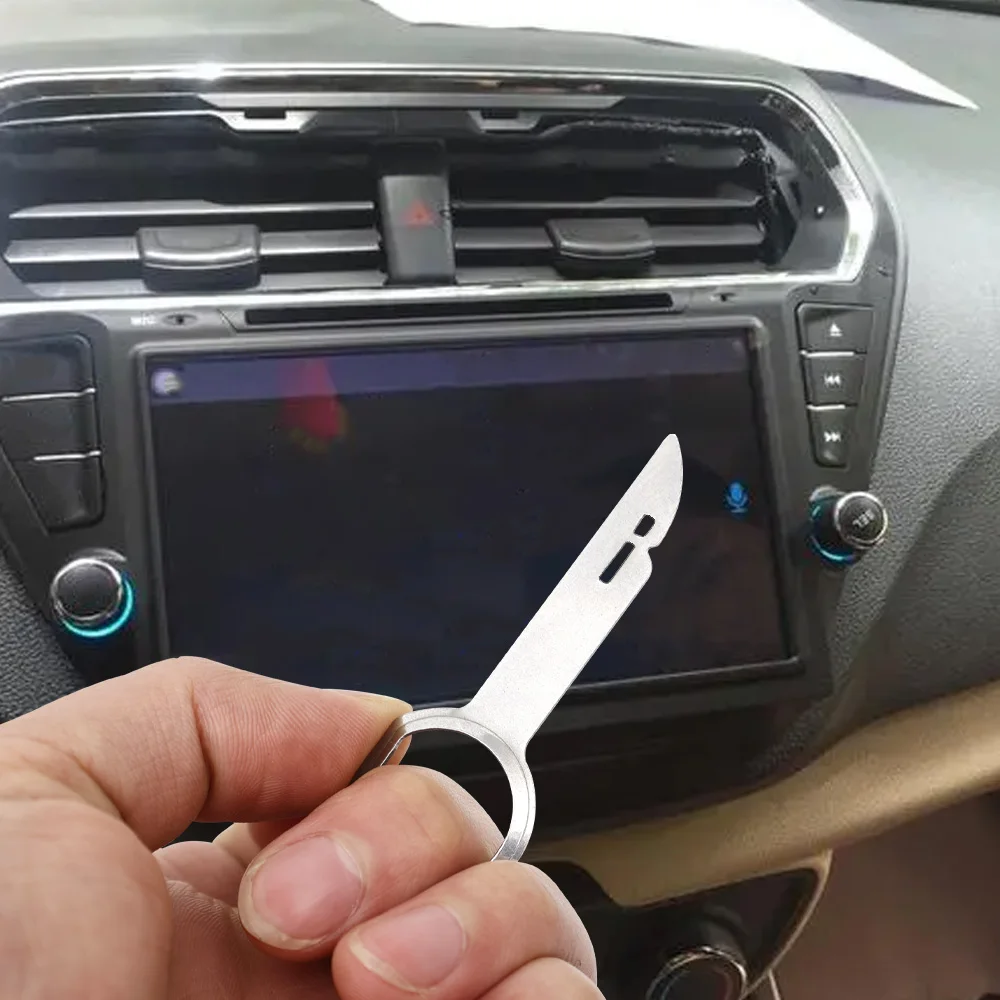

Radio DVD Removal Tool Stereo Key Release Pin Head Unit Audio Tool Practical Extraction Tools for VW Audi Tesla Car Hand Tools