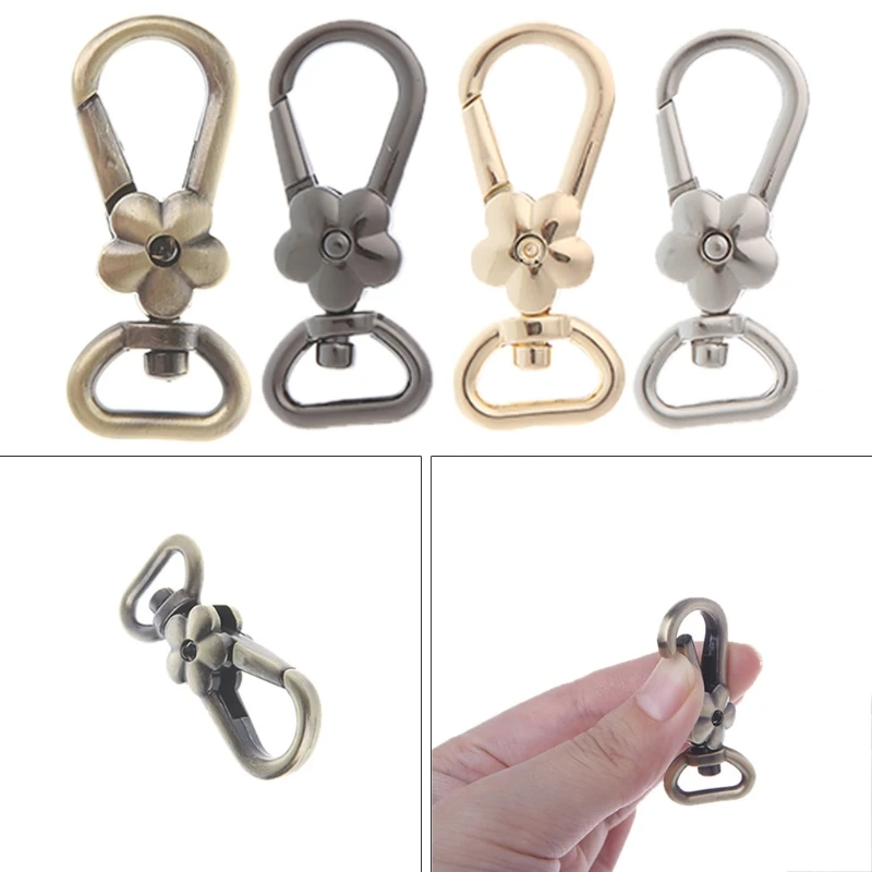 

Flower Lobster Clasps Swivel Trigger Clips Snap Hooks Bag for KEY Rings Keychain 066C