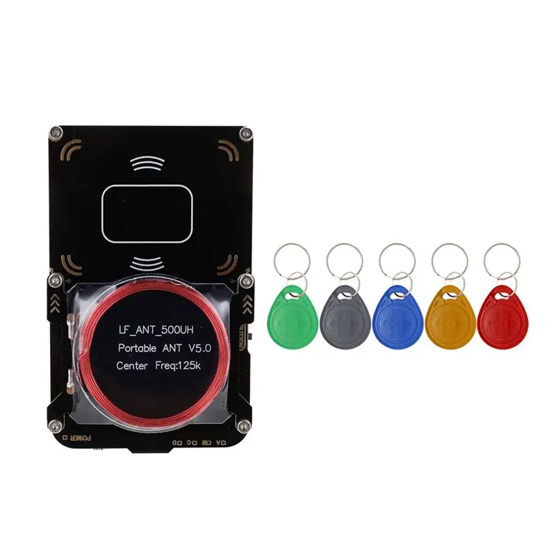 Фото ABZZ-Proxmark3 RFID-считыватель карт + 5 ключей-брелоков T5577, устройство для записи IC/ID ключей, дубликатор RFID, комплект для копирования и программирования смарт-чипов 5.0 №1