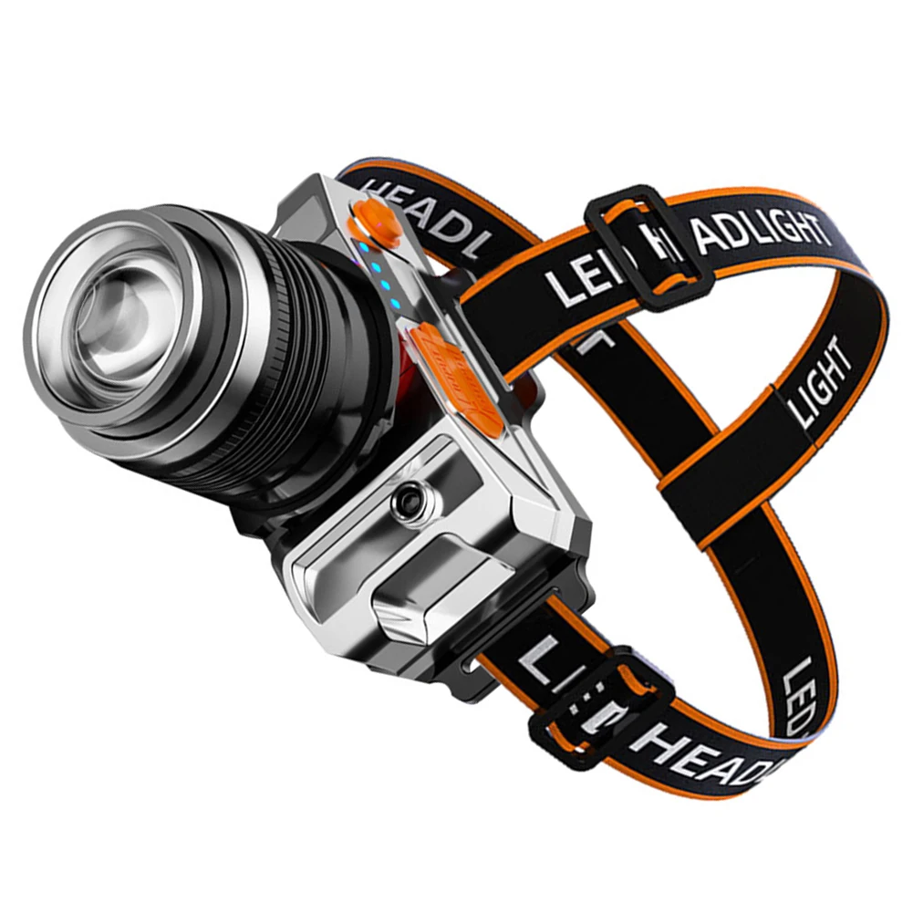 

Портативный Головной фонарь T6 для кемпинга, светодиодный головной фонарь с зарядкой от USB, Головной фонарь для наружного освещения, рыбалки,...