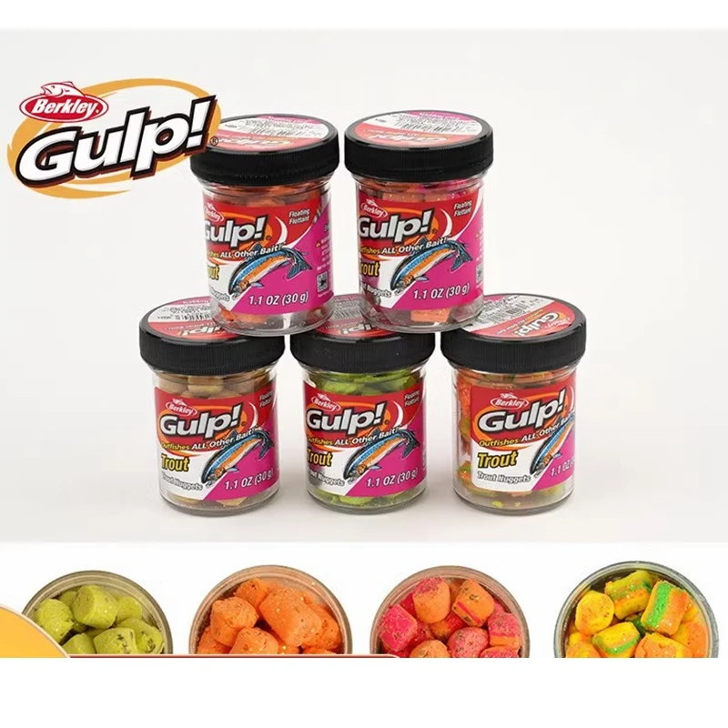 Оригинальная приманка Berkley Particle PowerBait GULP Outfisher Bait Плавающая с частицами 30 г/1 1