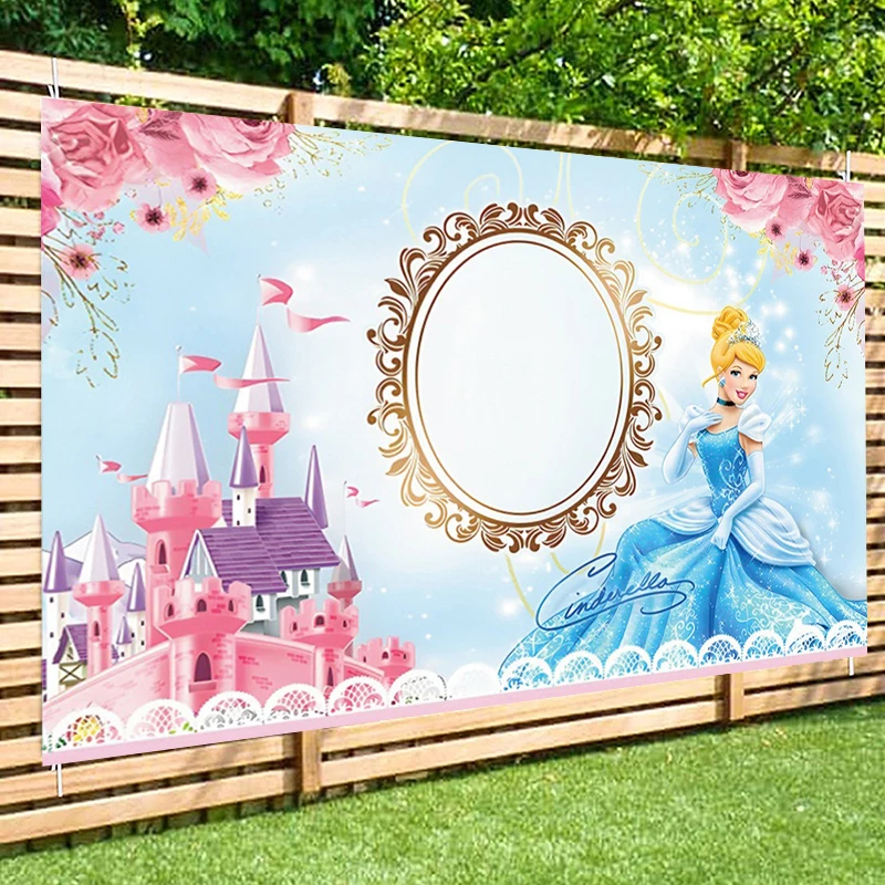 Рисунок 4 - Виниловый фон для портретной фотосъемки Золушки