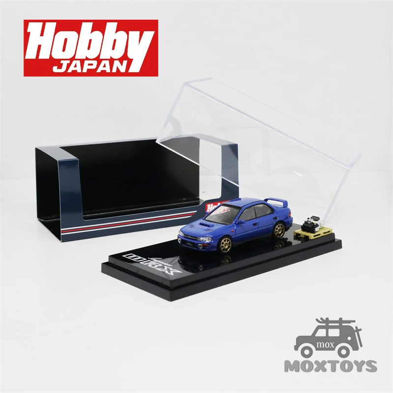 Hobby Japan 1:64 Subaru Impreza GC81992 Customizedw/Engine Diecast Model Car