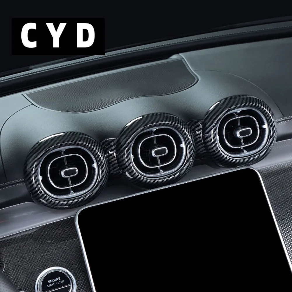 

Для Mercedes Benz C Class W206 C200 C220 C260 C300 2022 + автомобильные аксессуары Центральная панель кондиционирования воздуха Выходная отделка крышка