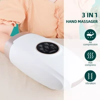 3 in 1 hot compress full hand massager air compression acupuncture point fingers wrist massage machine relieve fatigue soreness