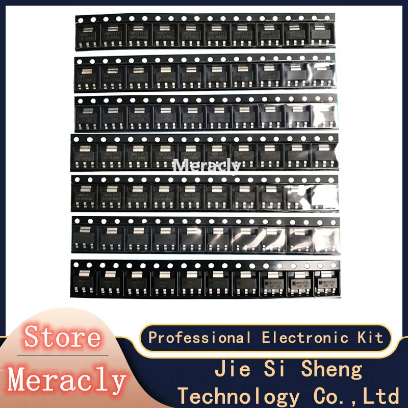 10 шт. IC REG LIN AMS1117 1,2 V 1,5 V 1,8 V 2,5 V 3,3 V 5V ADJ SOT223 1117 регулятор напряжения LM1117