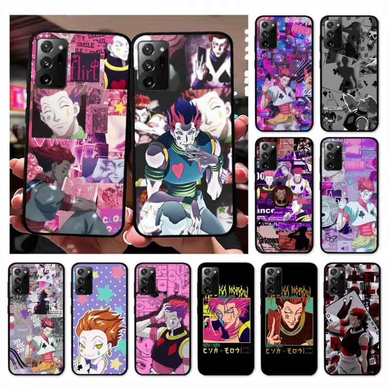 

Hisoka Anime Hunter X hunter anime Phone Case for Samsung Note 20 Ultra 10 pro lite plus 9 8 5 4 3 M 30s 11 51 31 31s 20 A7