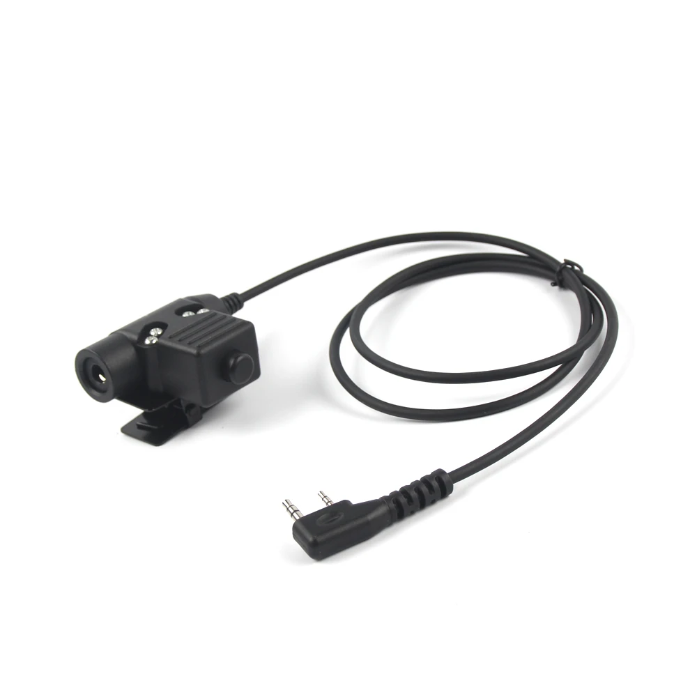 Walkie Talkie Radio Tactical Headset Adapter U94 PTT for Baofeng Kenwood HYT TYT Baofeng UV 82 UV5R UV5RE UV5RA UV6R BF888S