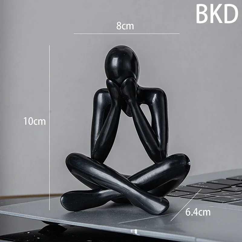 Пластиковые статуэтки MOONBIFFY, набор из 4 штук