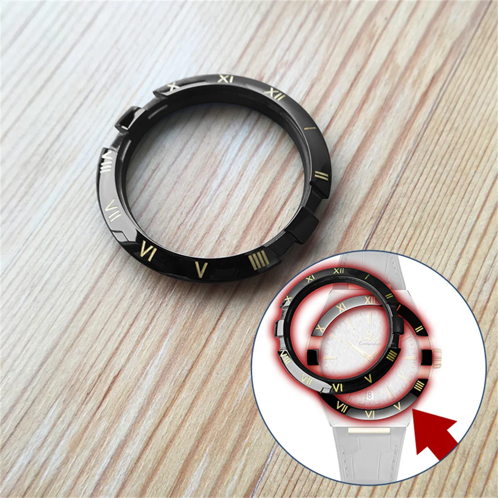 Керамический циферблат для часов Omega Constellation Co-Axial Master 41 мм