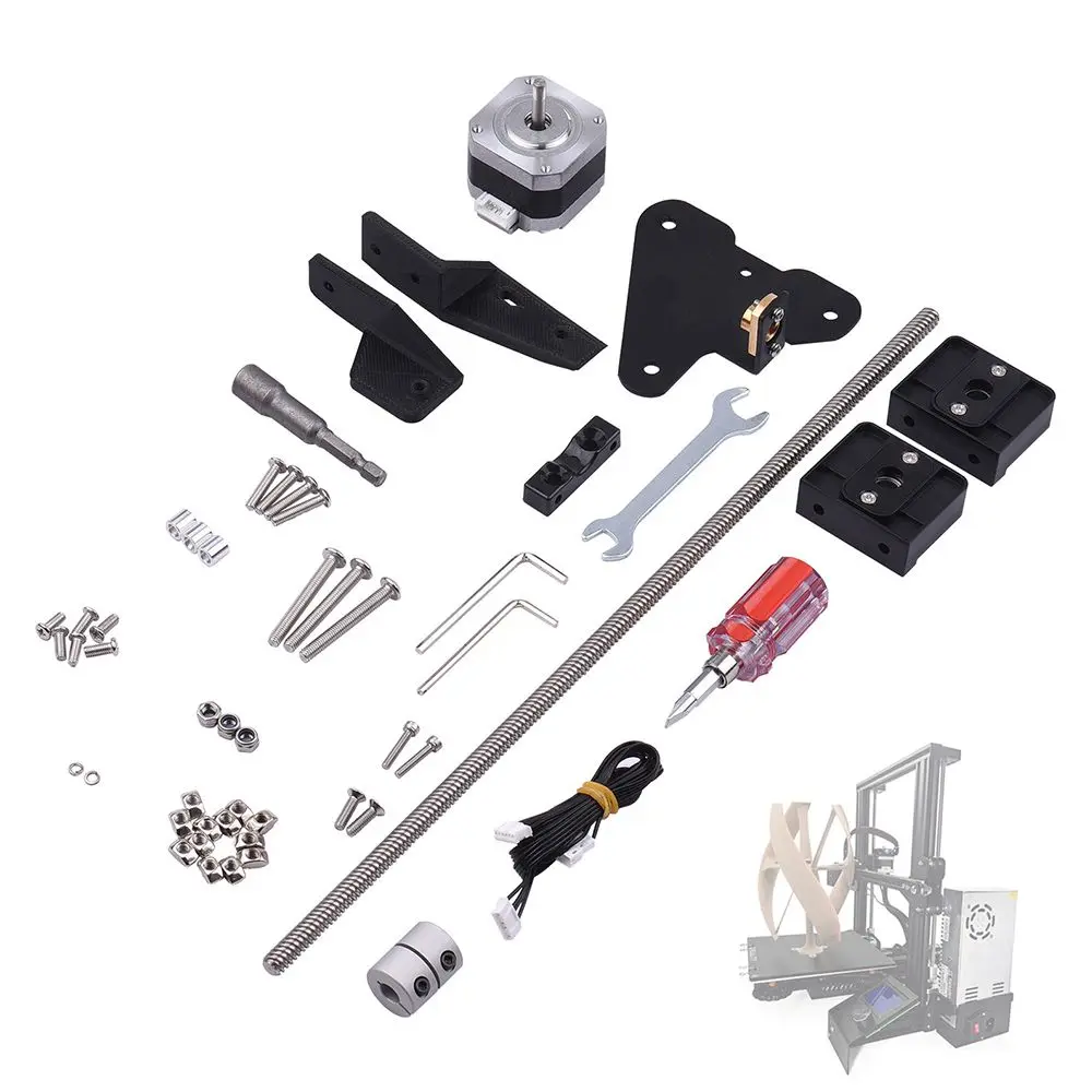 

Ender-3/3S Metal Durable Screw Rod Kit 3D Printer Parts 3D Printer Accessories Dual Z Axis Upgrade KitFor Ender-3/3s